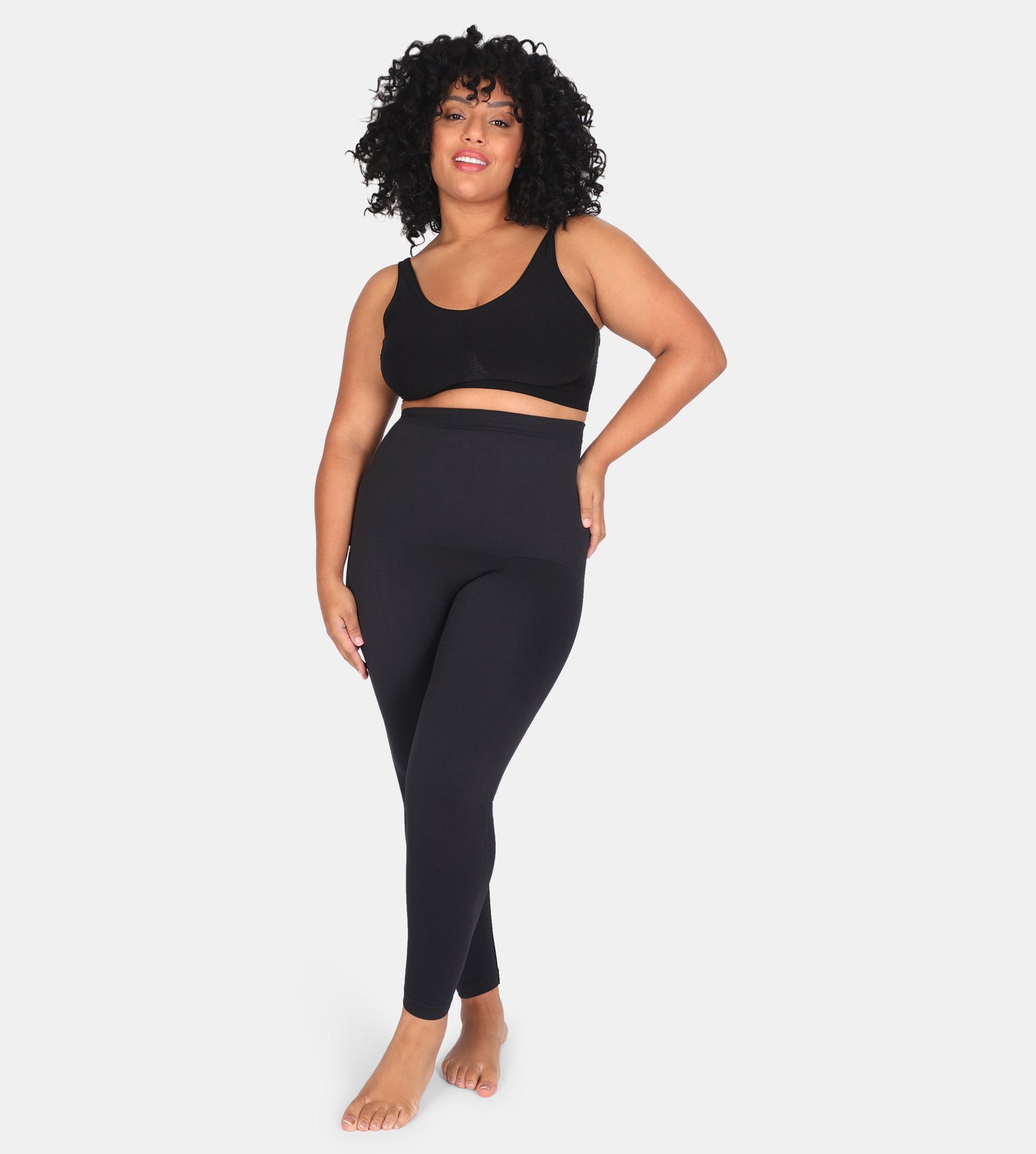 High-Waisted-Shaping-Leggings-Black-Back