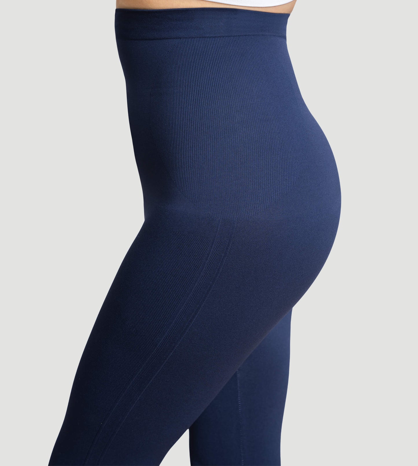 High-Waisted-Shaping-Leggings-Black-Side