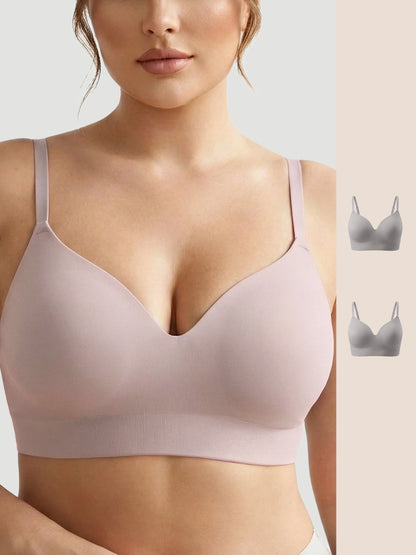 2-Pack Ultimate Comfort Wireless Support Bra