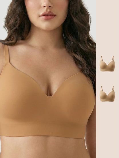 2-Pack Ultimate Comfort Wireless Support Bra