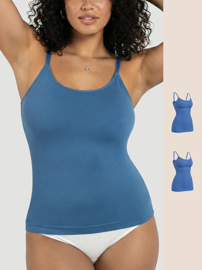 2-Pack Daily Shaping Scoop Neck Cami