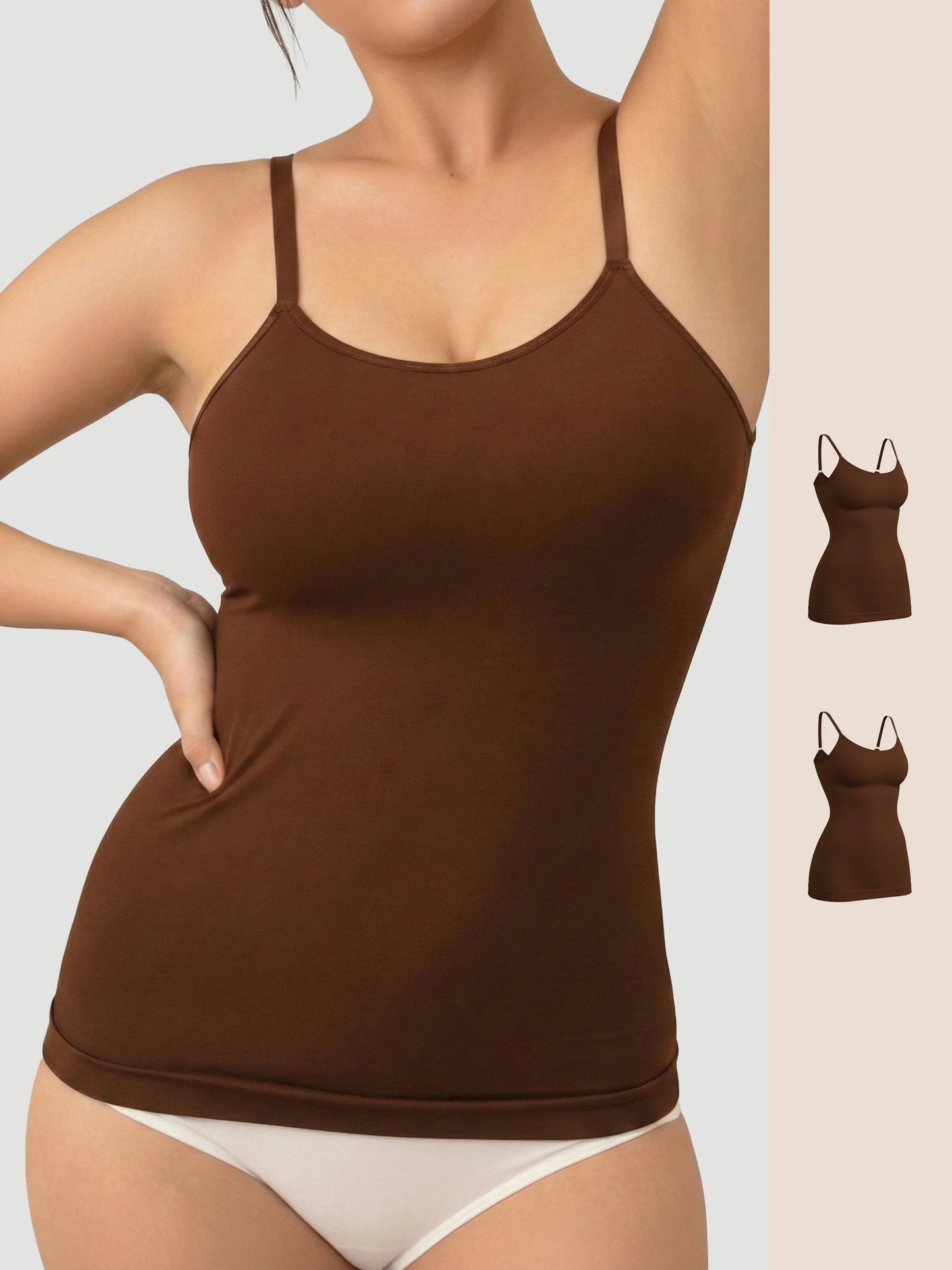 2-Pack Daily Shaping Scoop Neck Cami