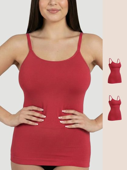 2-Pack Daily Shaping Scoop Neck Cami