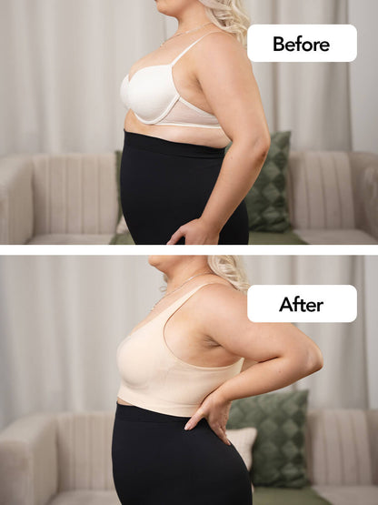 Adjustable Wire Free Shaper Bra Cups A-H + FREE Extender