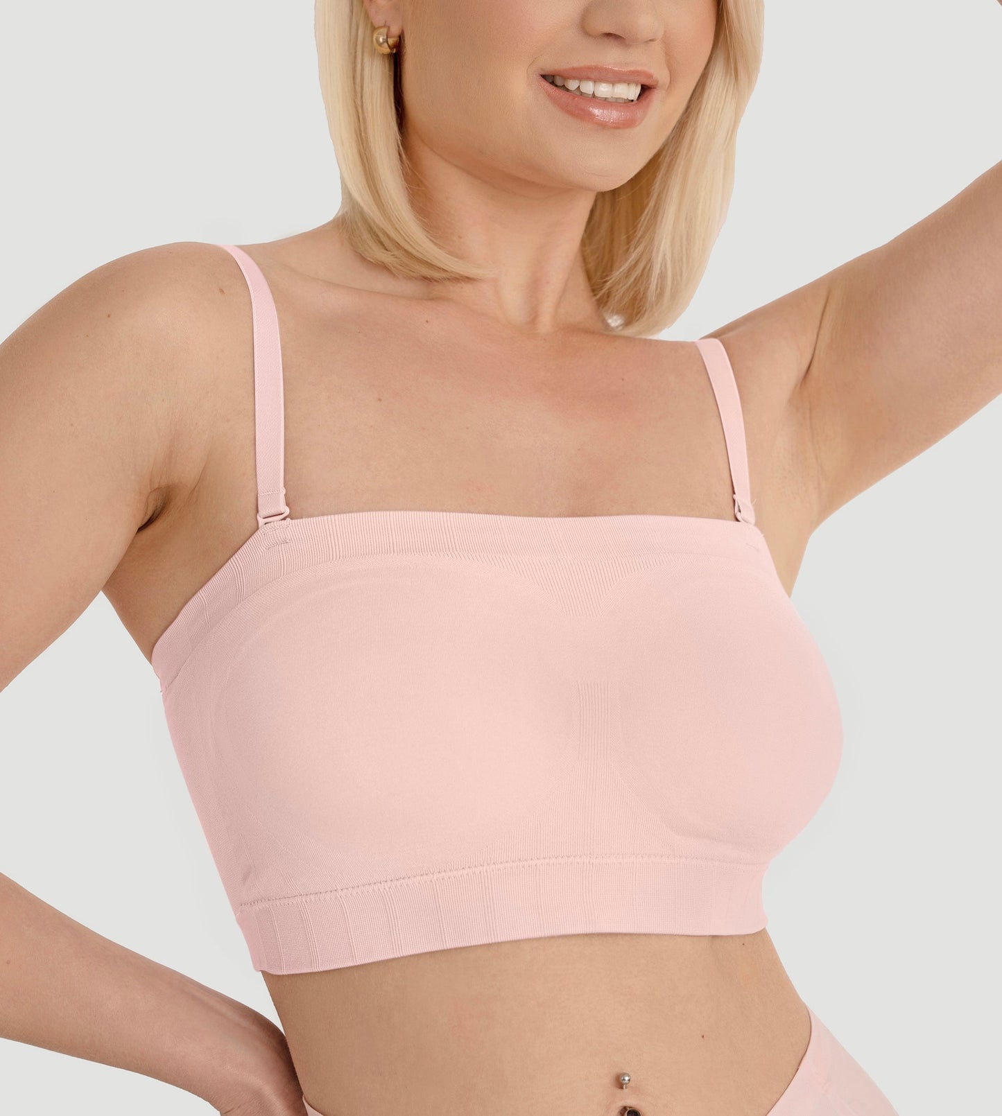 2-Pack Convertible Strapless Bandeau Bra