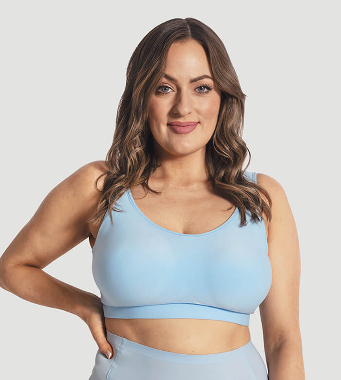 Adjustable Wire Free Shaper Bra Cups A-H + FREE Extender