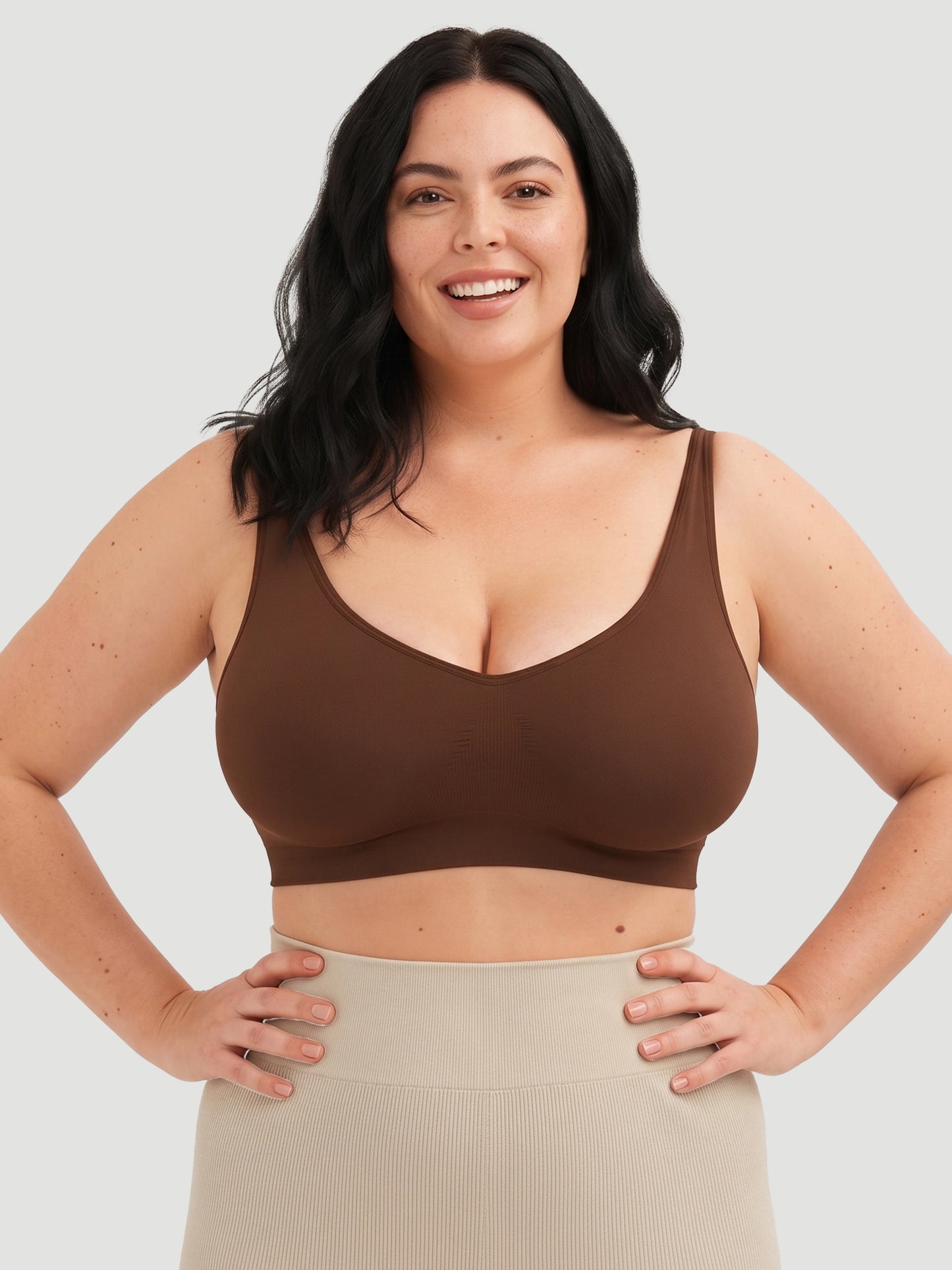 Daily Comfort Throw-on Wirefree Bra AA-DD