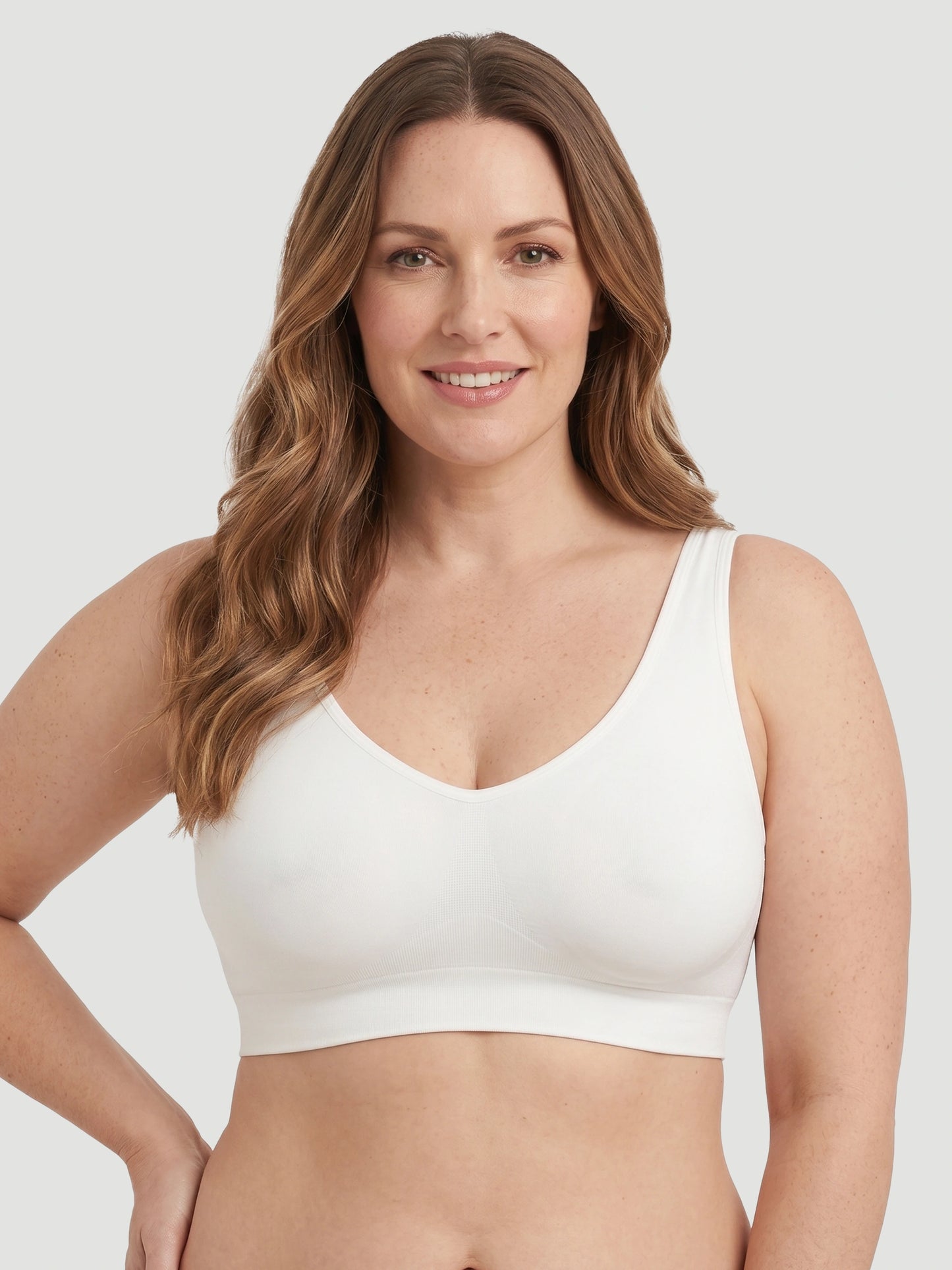 Daily Comfort Throw-on Wirefree Bra AA-DD