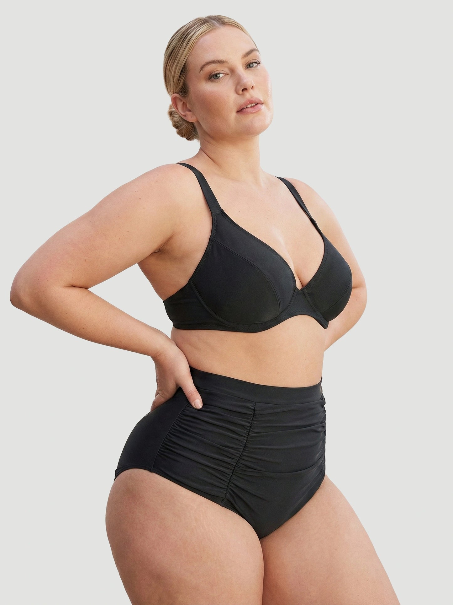 High Waisted Shaping Bikini Bottom