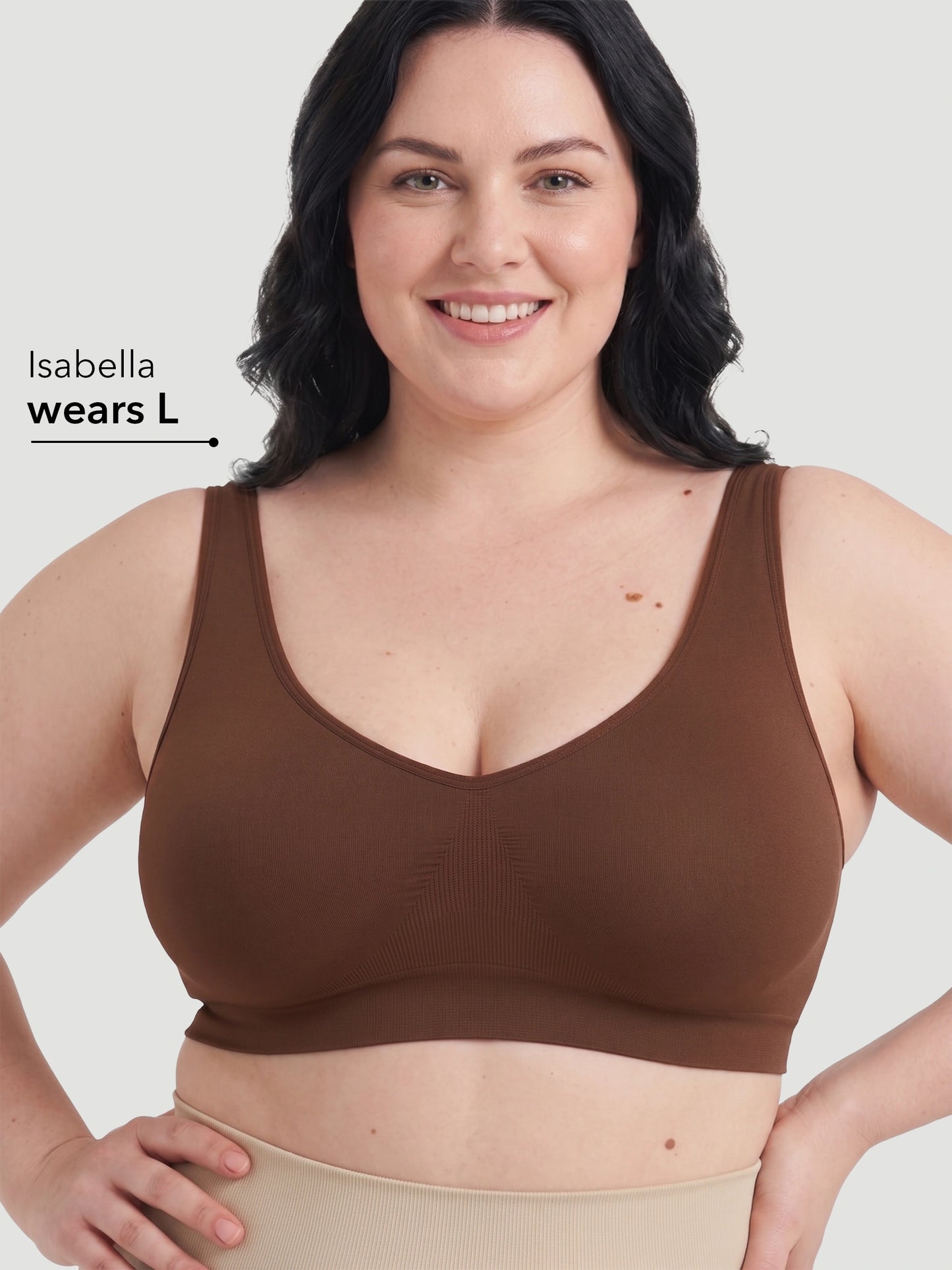 Daily Comfort Throw-on Wirefree Bra AA-DD