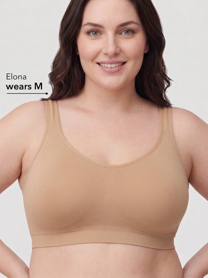 Daily Comfort Throw-on Wirefree Bra A-H