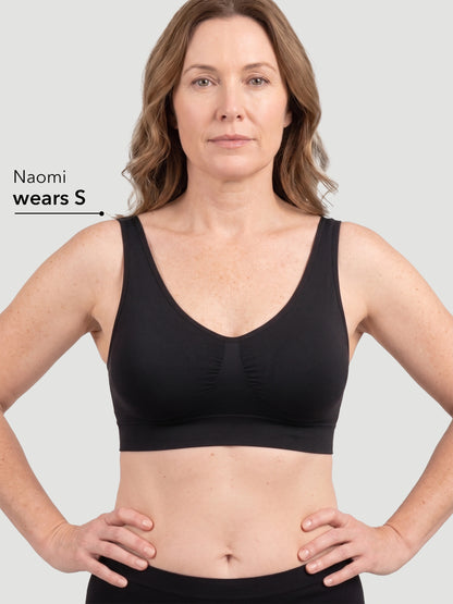 Daily Comfort Throw-on Wirefree Bra A-H