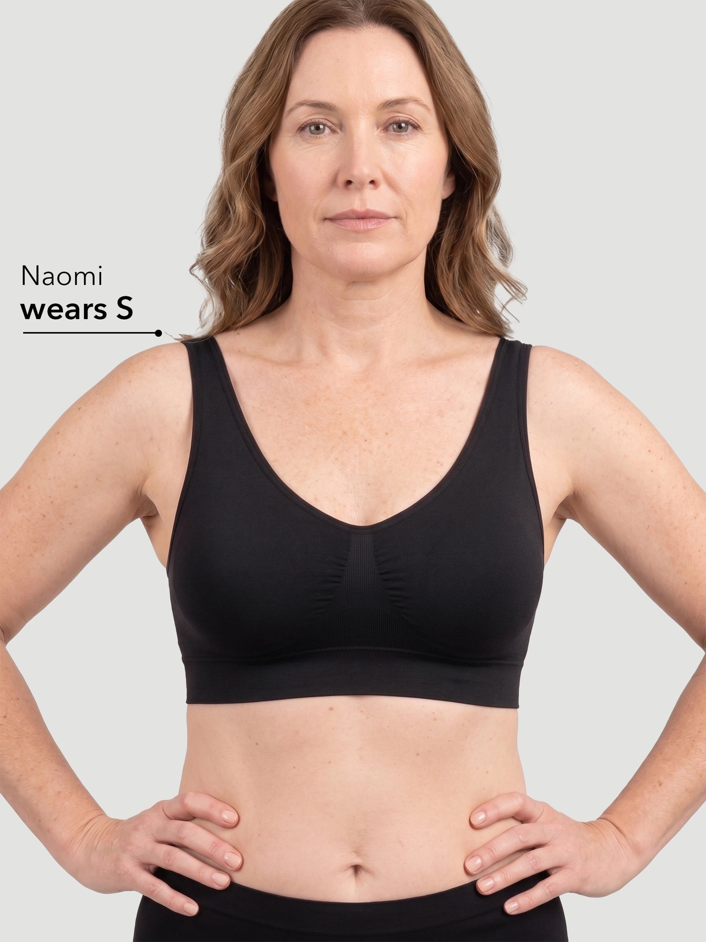 Daily Comfort Throw-on Wirefree Bra AA-DD