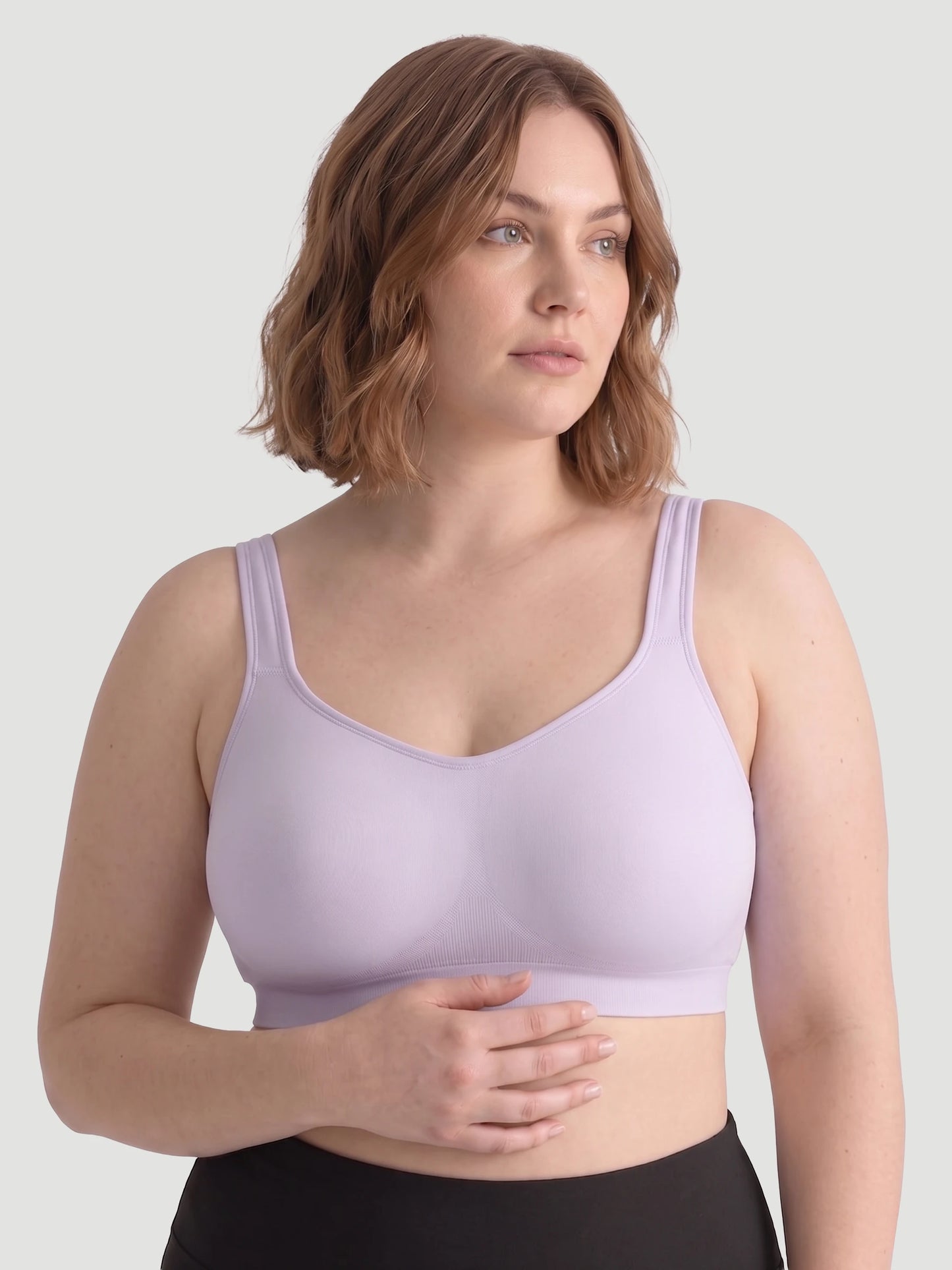 Adjustable Wire Free Shaper Bra Cups A-H + FREE Extender