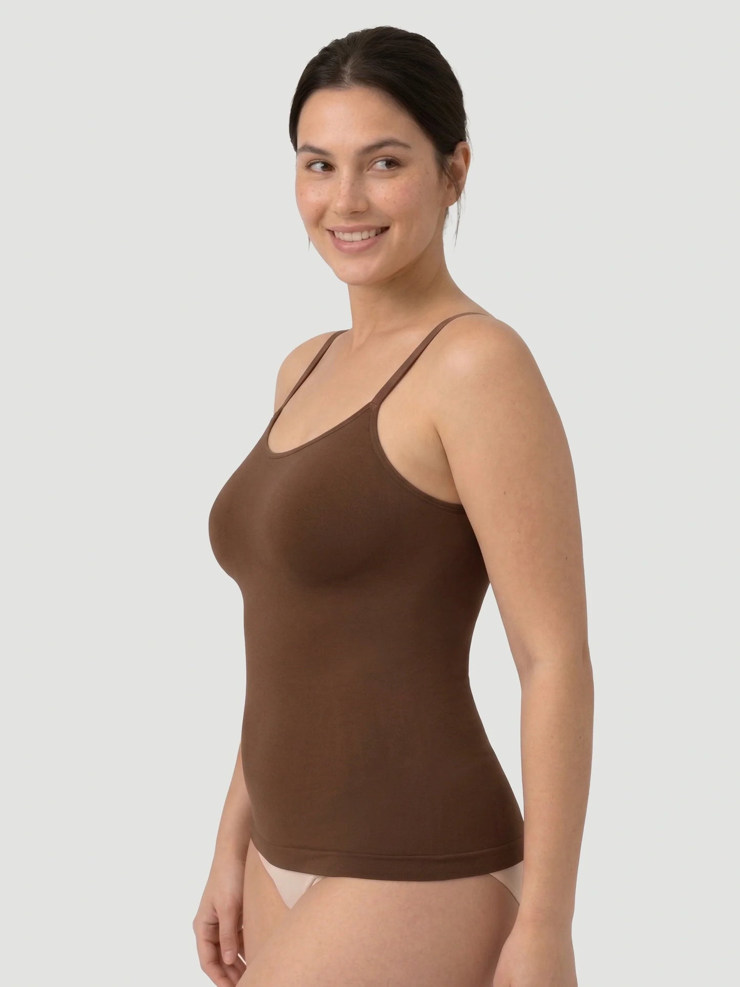 Seamless Shaping Scoop Neck Daily Cami Top