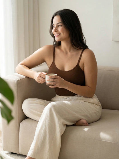 Shaping Scoop Neck Cami