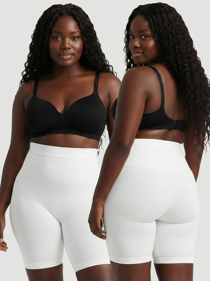 2-Pack High Waisted Shaping Shorts