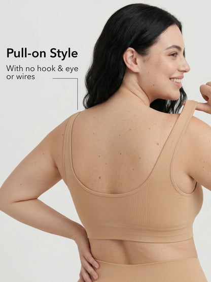 Daily Comfort Throw-on Wirefree Bra A-H