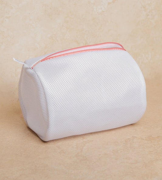 White Mesh Wash Bag Free