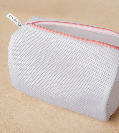 White Mesh Wash Bag