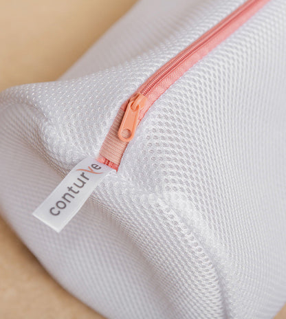 White Mesh Wash Bag