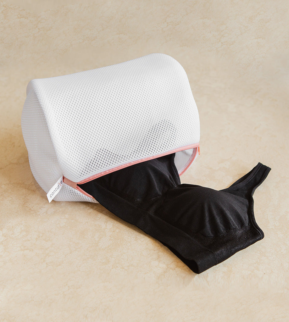 White Mesh Wash Bag