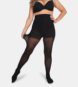 Tear-Proof-Shaping-Tights-Black-Front-3