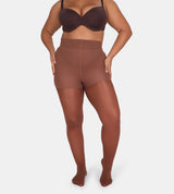 Tear-Proof-Shaping-Tights-Brown-Front