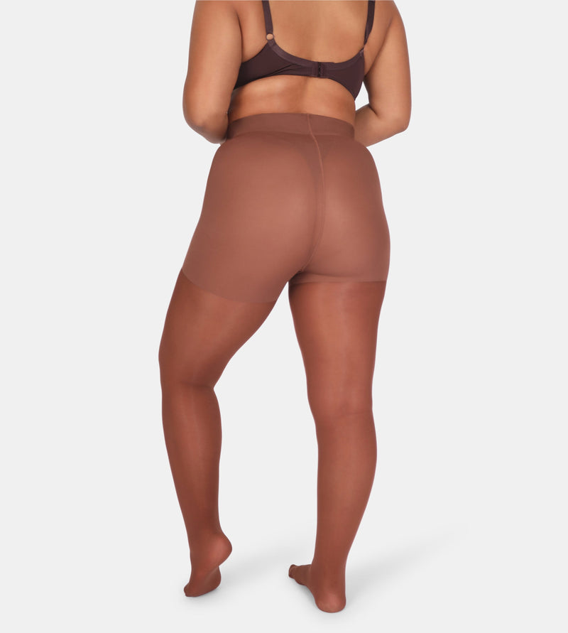 Tear-Proof-Shaping-Tights-Brown-Back