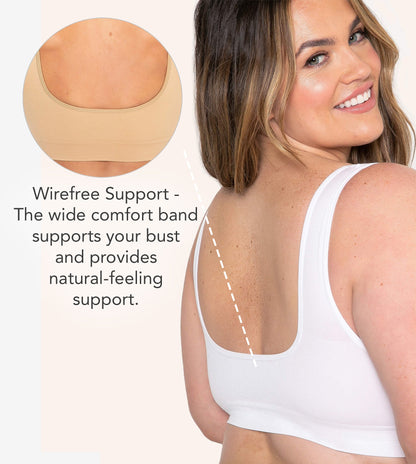 Daily Comfort Throw-on Wirefree Bra A-H